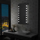 LED specchio da bagno Vidaxl 60x100 cm