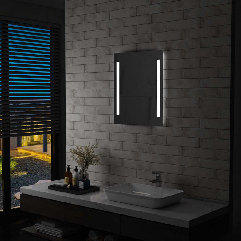 Vidaxl Specchio da bagno LED 50x60 cm