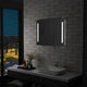 Vidaxl Specchio da bagno LED 80x60 cm