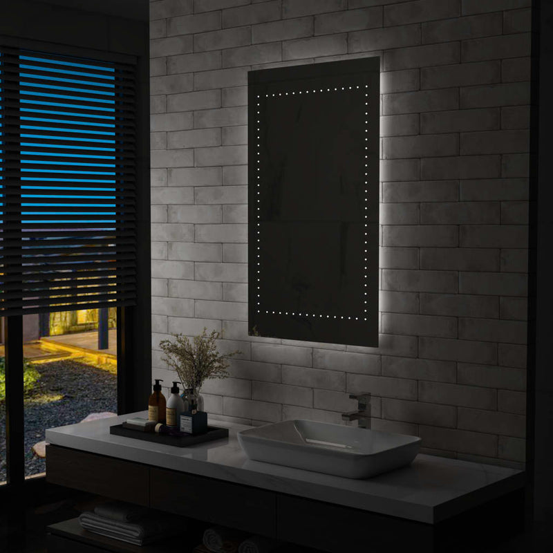 LED specchio da bagno Vidaxl 60x100 cm