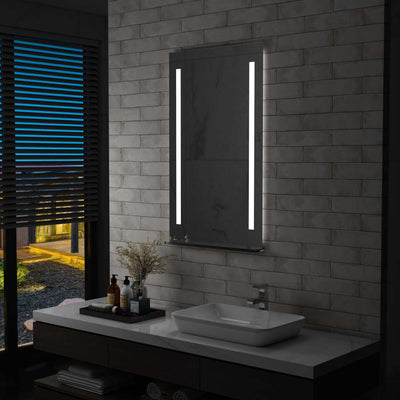 LED de espejo de baño Vidaxl con SCHAP 60x100 cm