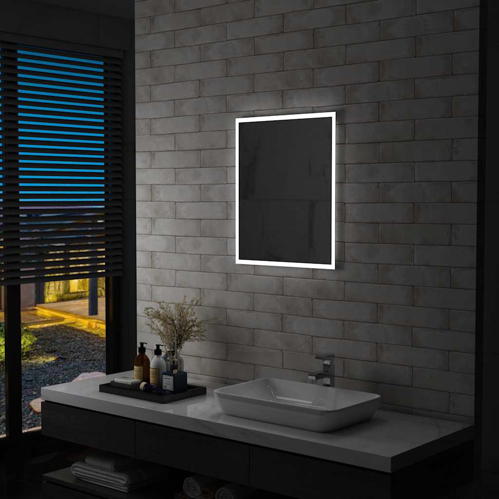 Vidaxl Specchio da bagno LED 50x60 cm