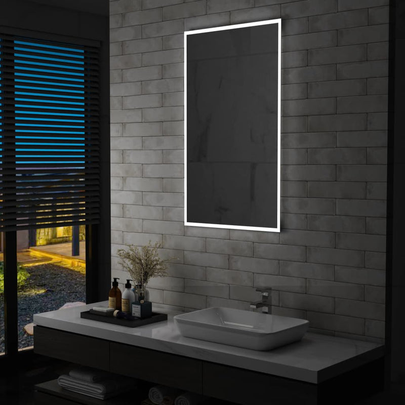 LED specchio da bagno Vidaxl 60x100 cm