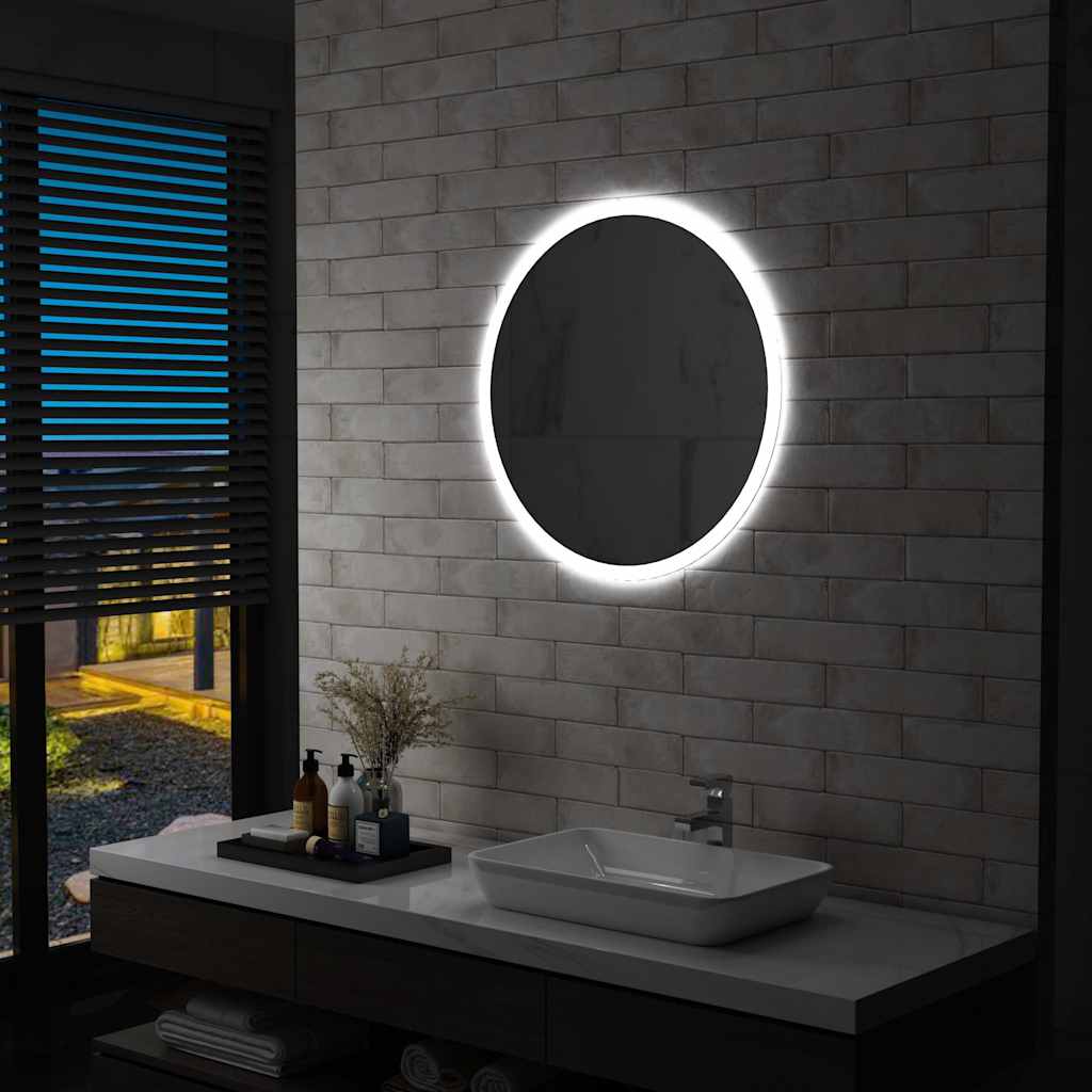 Specchio da bagno Vidaxl LED 70 cm