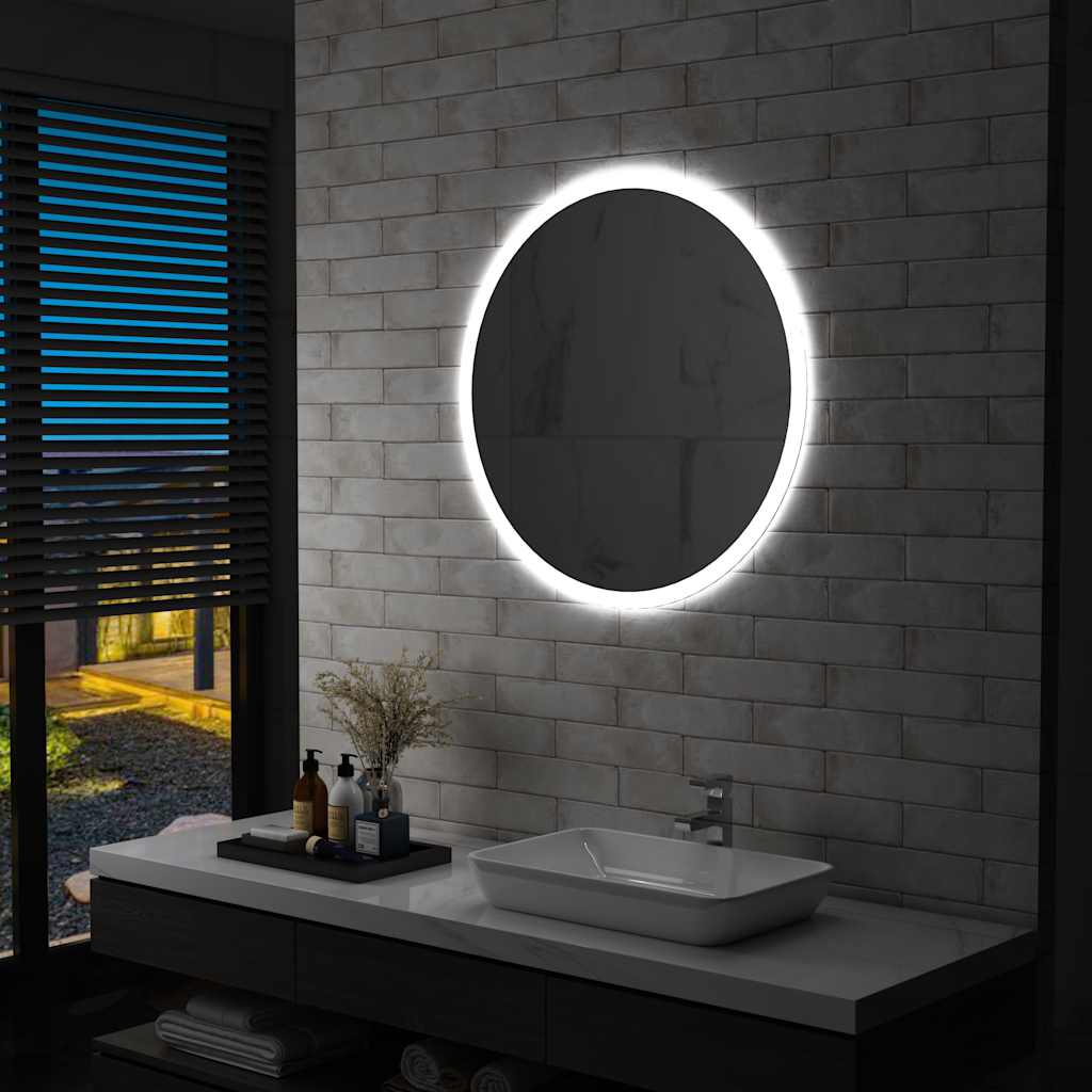 Specchio da bagno Vidaxl LED 80 cm