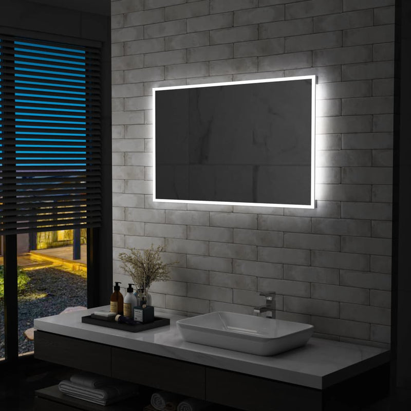 Vidaxl Specchio da bagno LED 100x60 cm