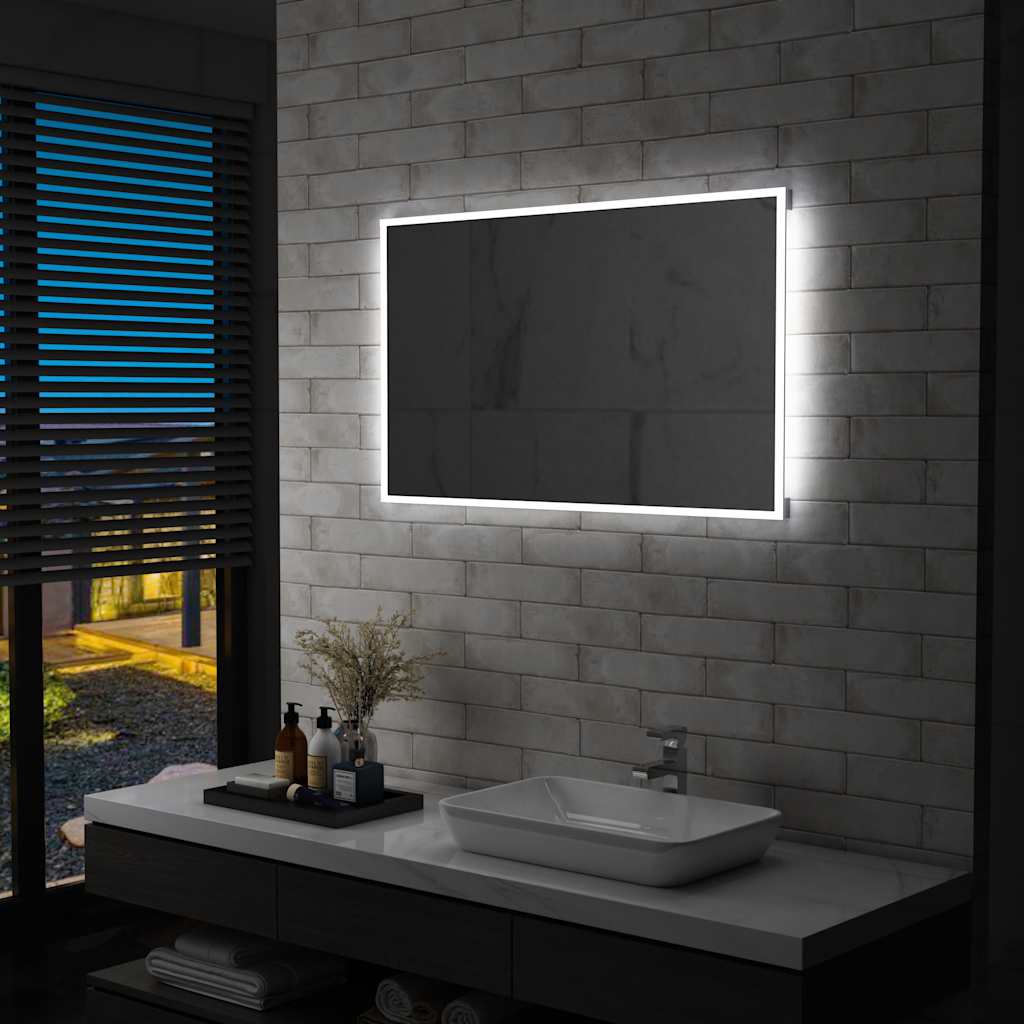 Vidaxl Bathom Mirror LED 100x60 cm