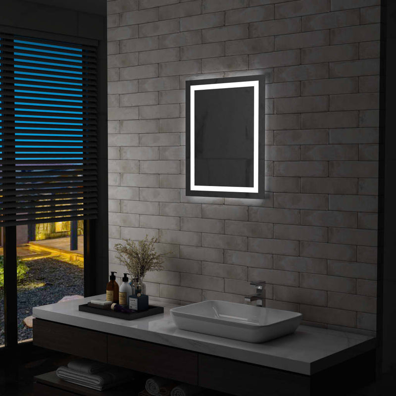 Specchio da bagno Vidaxl LED con sensore touch 50x60 cm