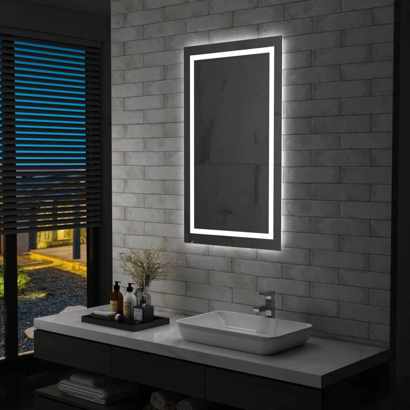 Vidaxl Specchio da bagno LED con sensore touch 60x100 cm