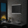 Specchio da bagno Vidaxl LED con sensore touch 80x60 cm