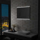 Specchio da bagno Vidaxl LED con sensore touch 80x60 cm