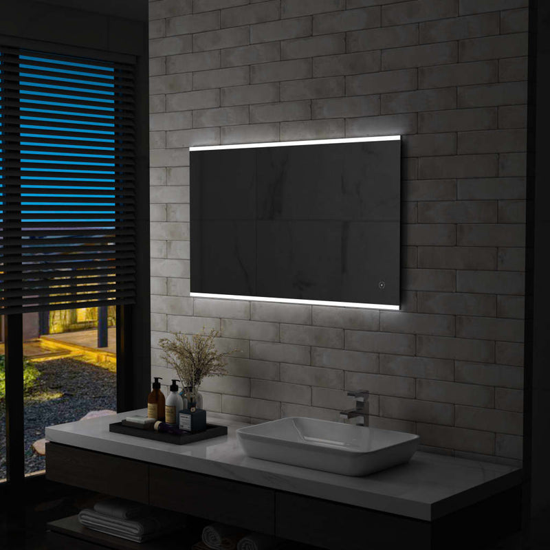 Specchio da bagno Vidaxl LED con sensore touch 100x60 cm