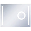Specchio da bagno Vidaxl LED con sensore touch 80x60 cm