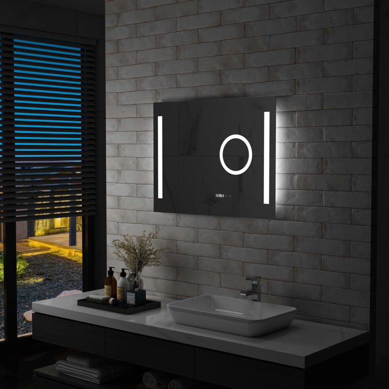 Specchio da bagno Vidaxl LED con sensore touch 80x60 cm