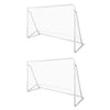 Vidaxl voetbalgoals 2 st 240x90x150 cm staal