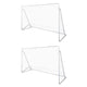 Vidaxl voetbalgoals 2 st 240x90x150 cm staal