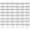 Vidaxxl tarros de mermelada con tapa plateada 48uds 110 ml vidrio