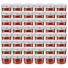 Vidaxxl tarros de mermelada con tapa plateada 48uds 110 ml vidrio