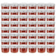 Vidaxxl tarros de mermelada con tapa plateada 48uds 110 ml vidrio