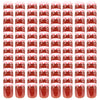 Vidaxl Jam Jars con coperchi rossi 96 ST 230 ml di vetro