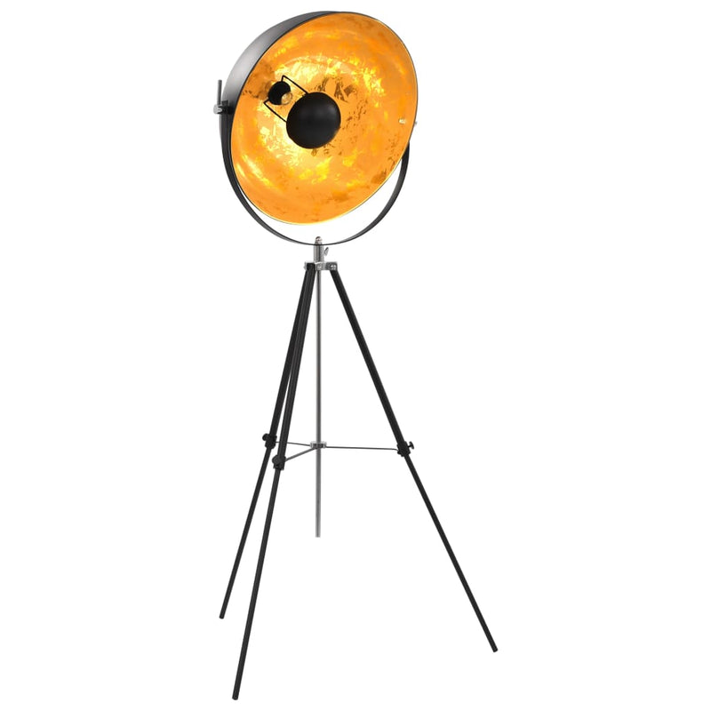 Lampada Vidaxl in piedi E27 51 cm nero e oro