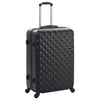 Vidaxl 3 partes de equipaje duro conjunto Negro
