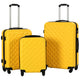 Set di valigie rigide Vidaxl da 3 pezzi in abs giallo
