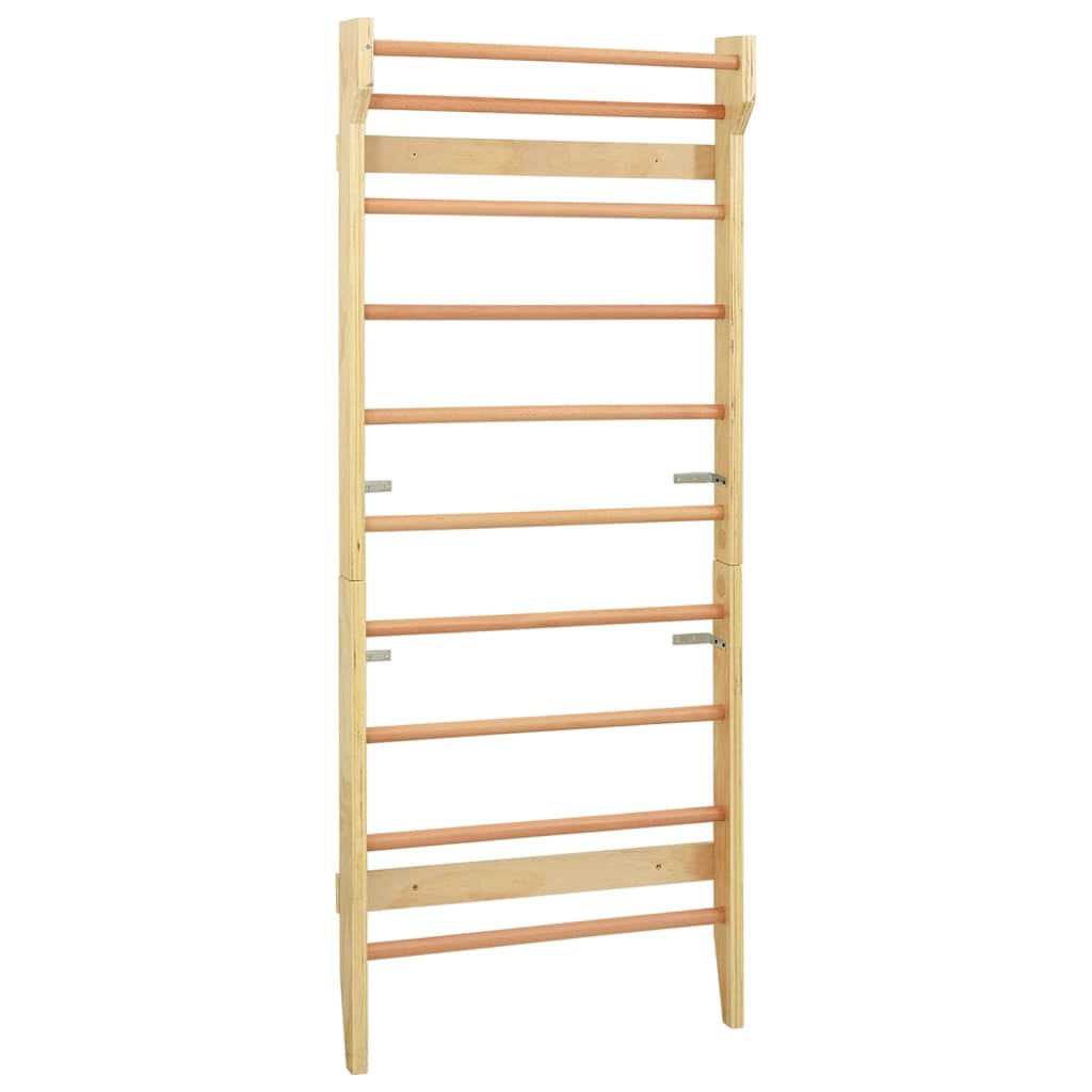 Vidaxl Wall Climbing Rack 80x15.8x195 cm de madera