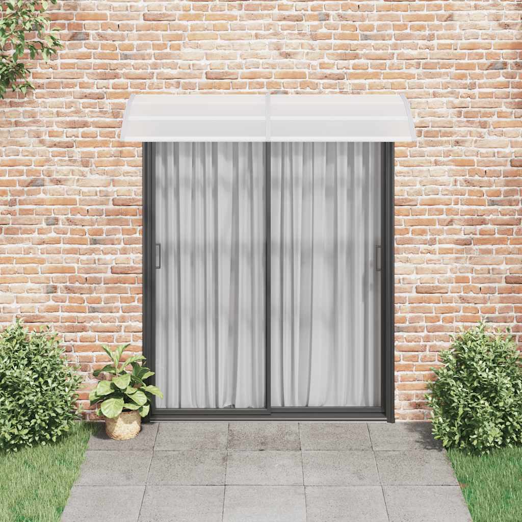 Vidaxl Port Canopy 200x75 cm PC grigio e trasparente