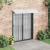 Vidaxl Port Canopy 200x75 cm PC grigio e trasparente