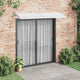 Vidaxl Port Canopy 240x75 cm PC grigio e trasparente