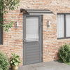 Vidaxl Door Canopy 120x75 cm PC Negro