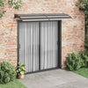 Vidaxl Door Canopy 240x75 cm PC Negro