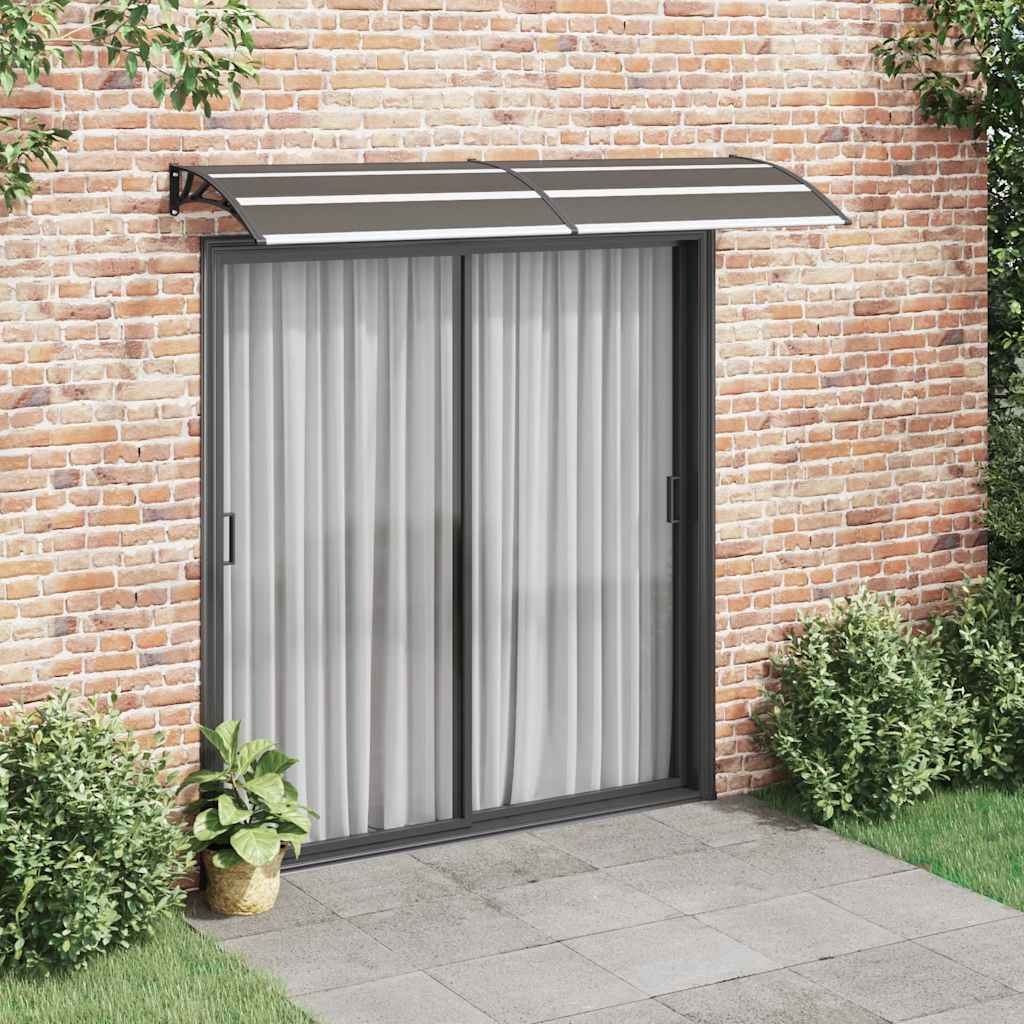 Vidaxl Port Canopy 240x75 cm PC nero