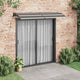Vidaxl Port Canopy 240x75 cm PC nero