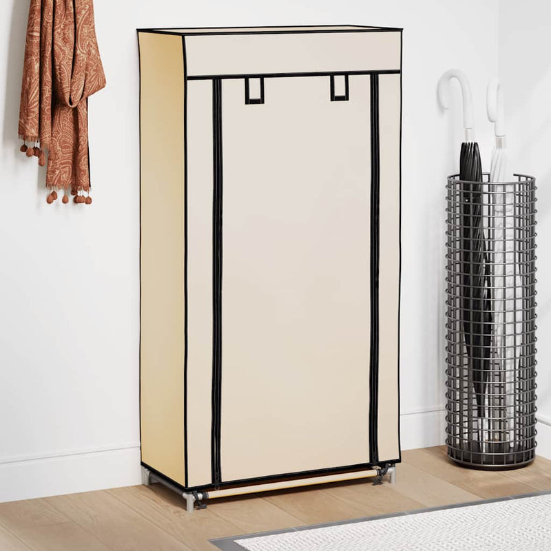 Armadio da scarpe Vidaxl con copertura 58x28x106 cm in tessuto
