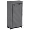 Vidaxl schoenenkast met hoes 58x28x106 cm stof grijs