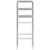 Vidaxl Storage Rack para 3 capas de arriba 53x28x169 cm de color plateado