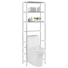 Vidaxl Storage Rack para 3 capas de arriba 53x28x169 cm de color plateado