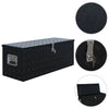 Vidaxl Box in alluminio 1085x370x400 mm nero