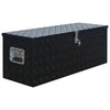Vidaxl Box in alluminio 1085x370x400 mm nero