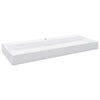 Vidaxl wastafel 120x46x11 cm mineraal gegoten marmer gegoten wit