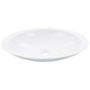 Vidaxl Washbasin 59.3x35.1x10.7 cm de mármol mineral fundido blanco