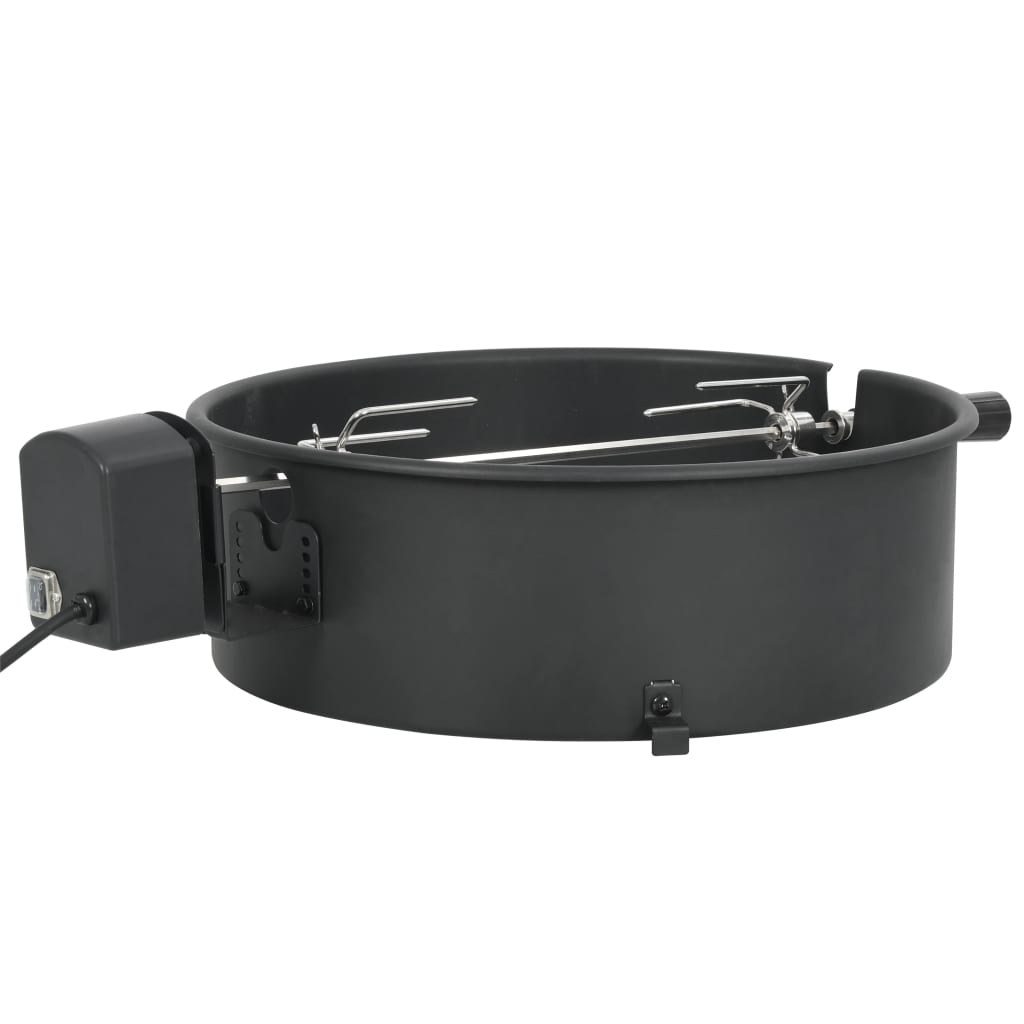 Vidaxl BBQ Ringerie Ring 47 cm Nero