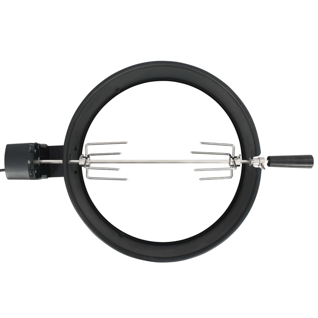 Vidaxl BBQ Ringerie Ring 47 cm Nero