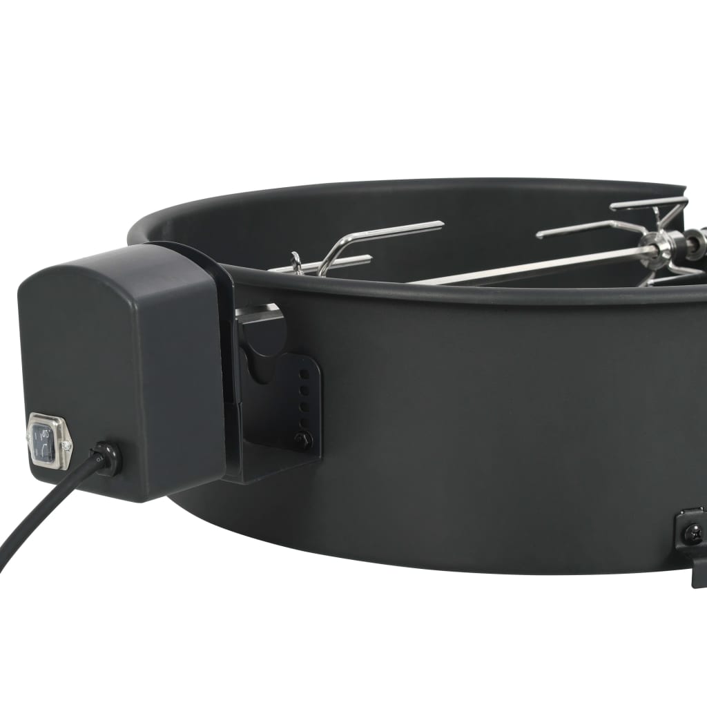 Vidaxl BBQ Ringerie Ring 47 cm Nero