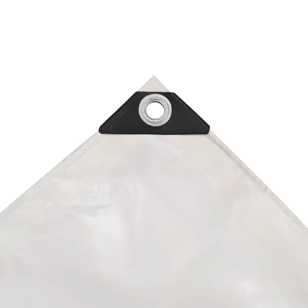 Vidaxl dekzeil 650 g m² 1,5x20 m wit