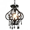 Lampada a soffitto Vidaxl con perline attorno a E14 Black