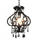 Lampada a soffitto Vidaxl con perline attorno a E14 Black