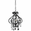 Lampada a soffitto Vidaxl con perline attorno a E14 Black